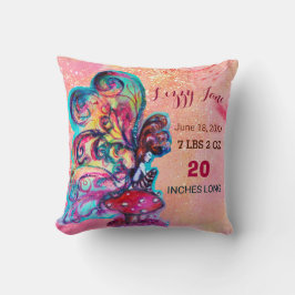 KLEINE ELF MUSHROOMS BABY SHOWER Baby Vogelvlekken Kussen