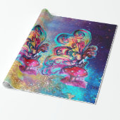 Kleine Elf paddenstoelen — MAGISCHE BUTTERFLY-PLAN Cadeaupapier (Uitgerold)