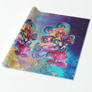 Kleine Elf paddenstoelen — MAGISCHE BUTTERFLY-PLAN Cadeaupapier