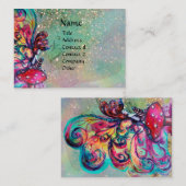 Kleine Elf paddenstoelen Visitekaartje (Voorkant / Achterkant)