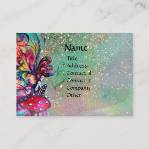 Kleine Elf paddenstoelen Visitekaartje