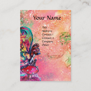 Kleine Elf paddenstoelen Visitekaartje