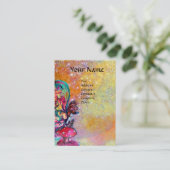 Kleine Elf paddenstoelen Visitekaartje (Staand voorkant)