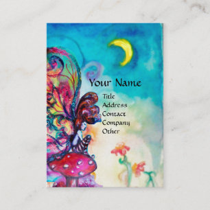 Kleine Elf paddenstoelen Visitekaartje