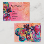 Kleine Elf paddenstoelen Visitekaartje (Voorkant / Achterkant)