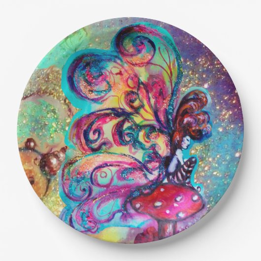 KLEINE ELF VAN MUSHROMEN  PAPIEREN BORDJE (Voorkant)