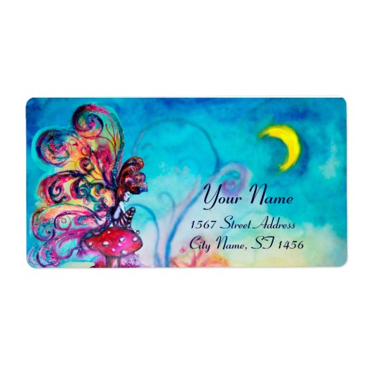 KLEINE ELF VAN MUSHROOMEN ETIKET (Voorkant)