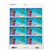 KLEINE ELF VAN MUSHROOMEN ETIKET (Full Sheet)