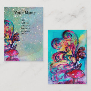 Kleine Elf van Paddenstoelen, Blauwgroen Visitekaartje