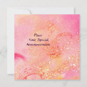 KLEINE ELF VAN PADDENSTOELEN, roze geel blauw glin Kaart (Achterkant)