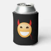 Kleine Emoji-duivel Blikjeskoeler (Blikje Achterkant)