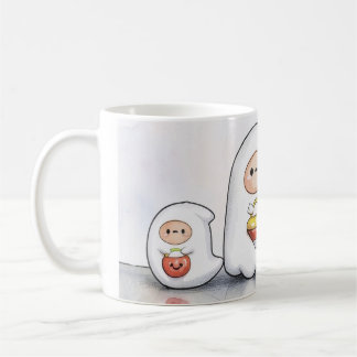 Kleine en kleine spoken Halloween Koffiemok
