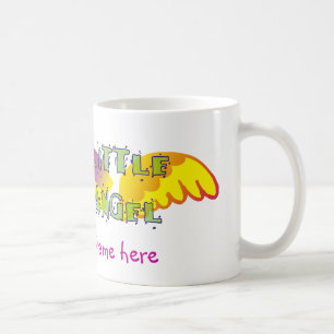 Kleine engel beker met naam koffiemok
