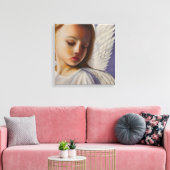  kleine engel kind canvas afdruk (Insitu (Woonkamer))