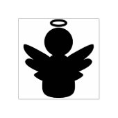 kleine engel-stempel 	rubberstempel (Afrduk)