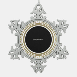 Kleine engel - tin sneeuwvlok ornament