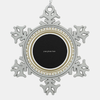 Kleine engel - tin sneeuwvlok ornament