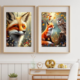 Kleine Esdoorn 🦊 Vos Kleine Licht Verhalenboek Sp Poster