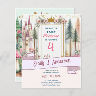 Kleine Fairy Prinses Verjaardag Elke Leeftijd Fair