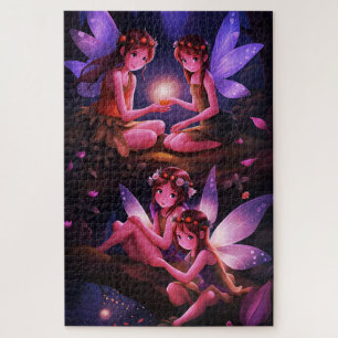 Kleine fee meisjes legpuzzel