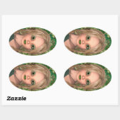 Kleine fee ovale sticker (Vel)