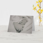 Kleine feet kaart (Gele Bloem)