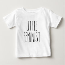 Kleine feministische Baby T-Shirt