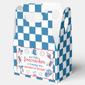 Kleine Firecracker 4th van 1 juli Verjaardag Bedankdoosjes (Geopend)