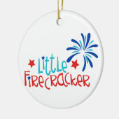 Kleine Firecracker Keramisch Ornament (Links)