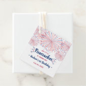 Kleine Firecracker op 4 juli 1991 Bedankjes Labels (In situ)