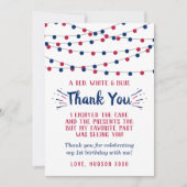 Kleine Firecracker op 4 juli 1991 Bedankkaart (Voorkant)