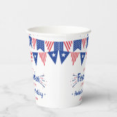 Kleine Firecracker op 4 juli 1991 Papieren Bekers (Rechts)