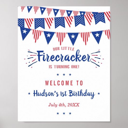 Kleine Firecracker op 4 juli 1991 Poster (Voorkant)