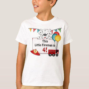 Kleine Fireman Dalmation - Aanpassen T-shirt