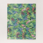 Kleine Franse dorp puzzel (Verticaal)