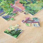 Kleine Franse dorp puzzel Legpuzzel (Zijkant)