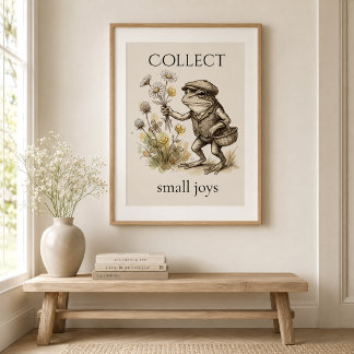 “Kleine Freuden Verzamel” Glanzende Poster met Kik Perfect Poster