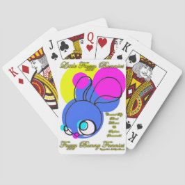 Kleine Fuzzy Bunnies 1 van 3 Posters op Pokerkaarten
