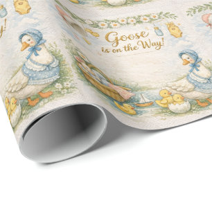 kleine gans is op komst cadeaupapier