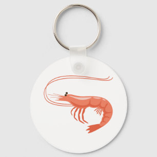 Kleine garnaal sleutelhanger
