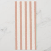 Kleine Gekke Gans Roze Ballon Meisje 1e Verjaardag Menu (Achterkant)