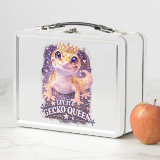 KLEINE GEKKO KONINGIN - METALEN LUNCHDOOS