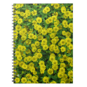  kleine gele bloemen notitieboek