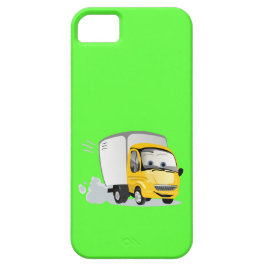 Kleine gele Cartoon Vrachtwagen voor kinderen! iPhone 11 Hoesje