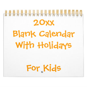 Kleine Gele Lege Kalender Voor Kinderen