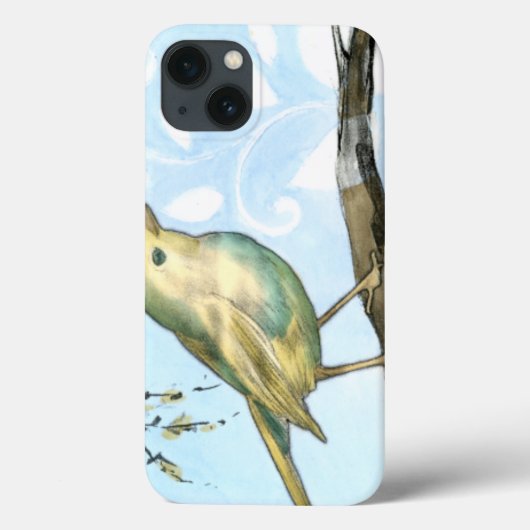 Kleine gele vogel die op een Tak wordt uitgevoerd Case-Mate iPhone Case (Achterkant)