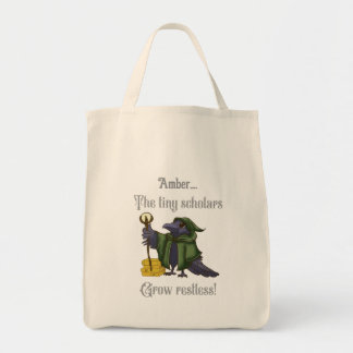 Kleine geleerden worden onrustig Kraai leraar Tote Bag
