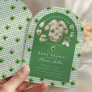 Kleine Geluksbrenger Baby Shower Uitnodiging