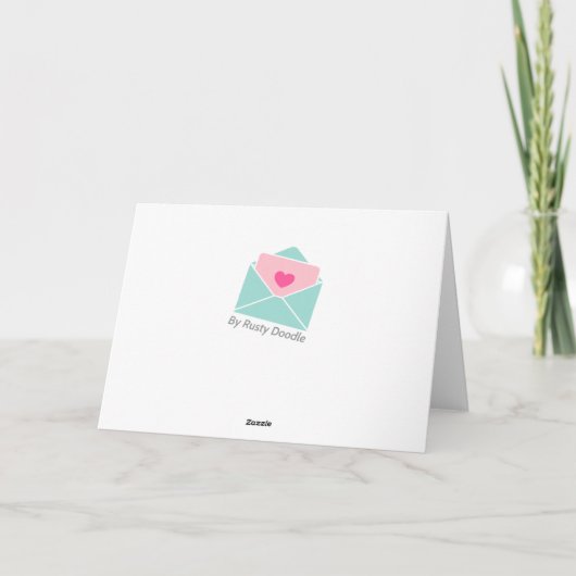 Kleine gentleman Baby Shower Dank u Bedankkaart (Achterkant)