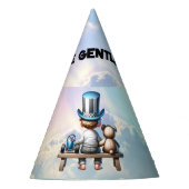 Kleine Gentleman Baby shower | Feesthoedjes (Voorkant)